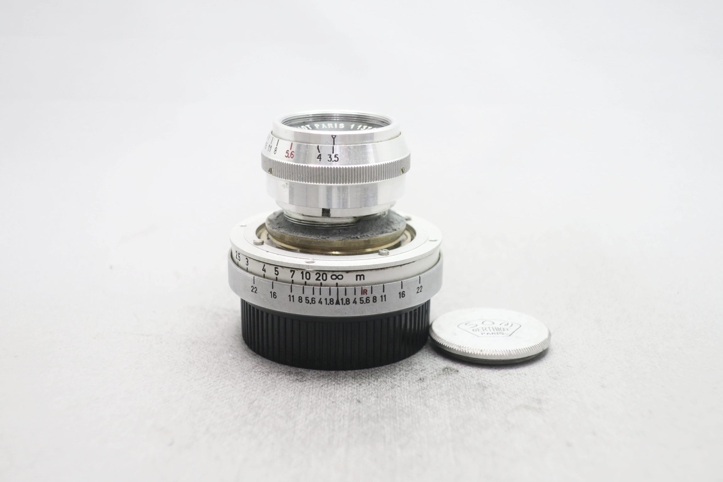 Som Berthio Paris Cinor 50mm F3.5 L39→M Som Berthiot Paris Cinor 50/3.5 L39改