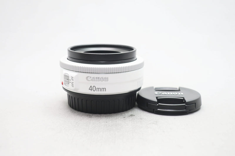 キヤノン EF40/2.8 STM ホワイト