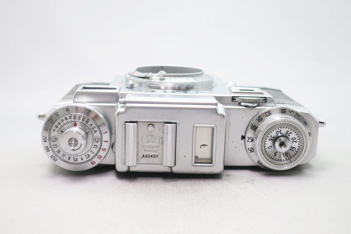 ゾナー50mmF2付き コンタックスIIa(関東カメラ修理納品書あり) 2013年1月 ネタックス テッサー50mmF2.8 - クラシックカメラ修理
