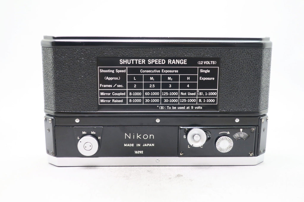 ニコンF-36モータードライブ( 希少動作品  )FOR NIKON F 赤城耕一：第6回 湯水のようにフィルムを消費する世界なんて過去