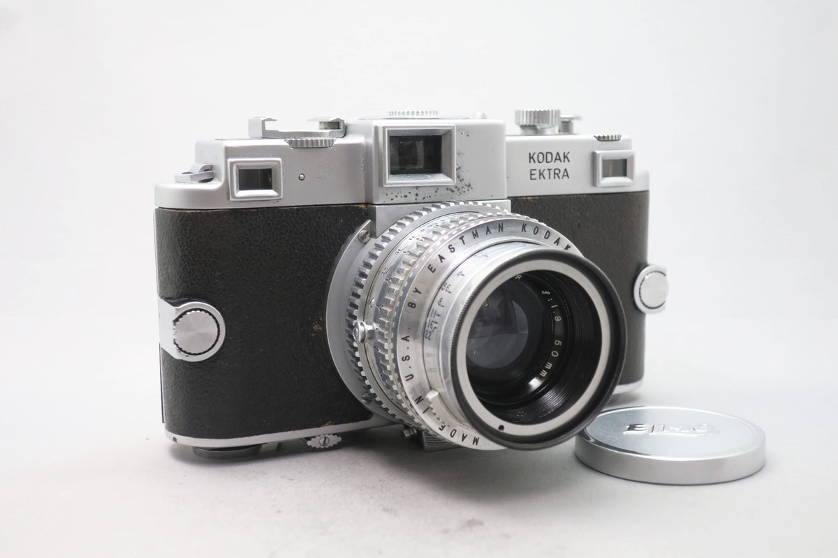 Kodak Ektra カメラ　Evtar50mm F1.9付 取説付 コダック エクトラ エクター50/1.9