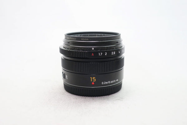 パナソニック LEICA DG ズミルックス 15/1.7 ASPH　H-015